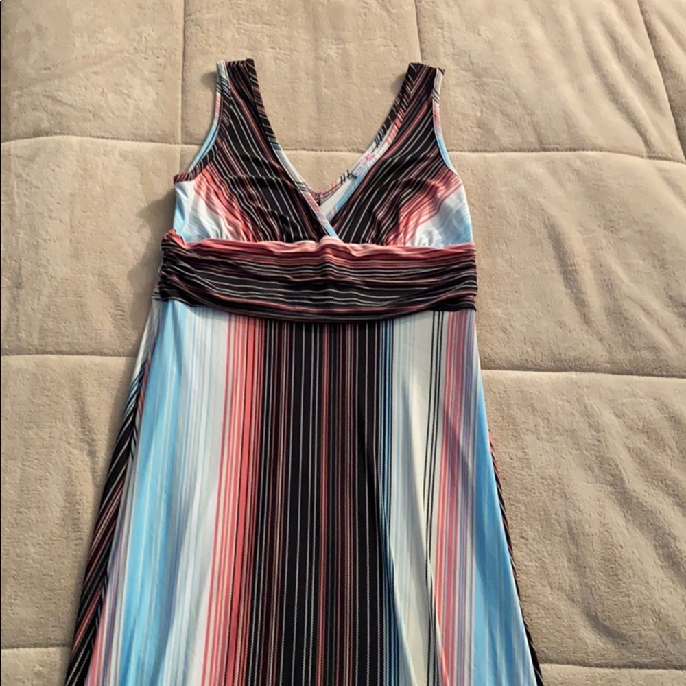 Body Central Maxi dress striped, size Large